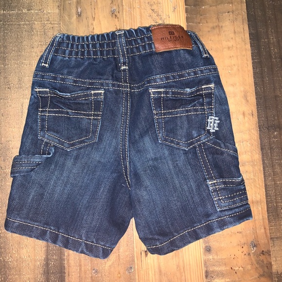 3 for $20 / Tommy denim carpenter shorts (3-6 M) - Picture 2 of 2
